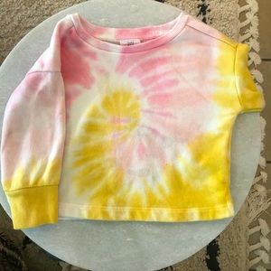 Baby gap tie dye sweater girls